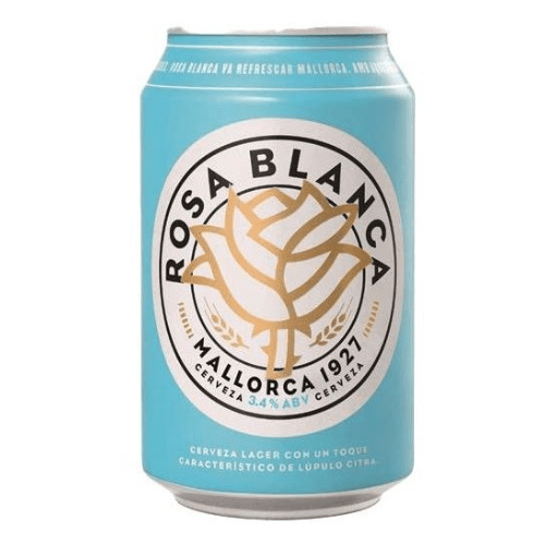 Rosa Blanca Mallorca 1927 Cerveza Lager Cans 24x330ml The Beer Town Beer Shop Buy Beer Online