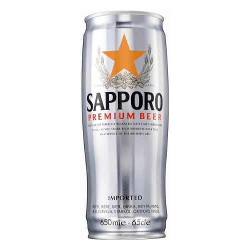 Sapporo Lager Cans 12x650ml The Beer Town Beer Shop Buy Beer Online