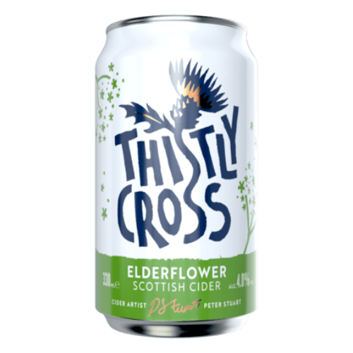 Thistly Cross Elderflower Scottish Cider Cans 24x330ml The Beer Town Beer Shop Buy Beer Online
